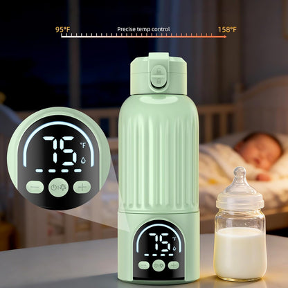 Rechargeable USB Portable Baby Bottle Milk Warmer with Precise Temperature Control and Fast Charging Warmer