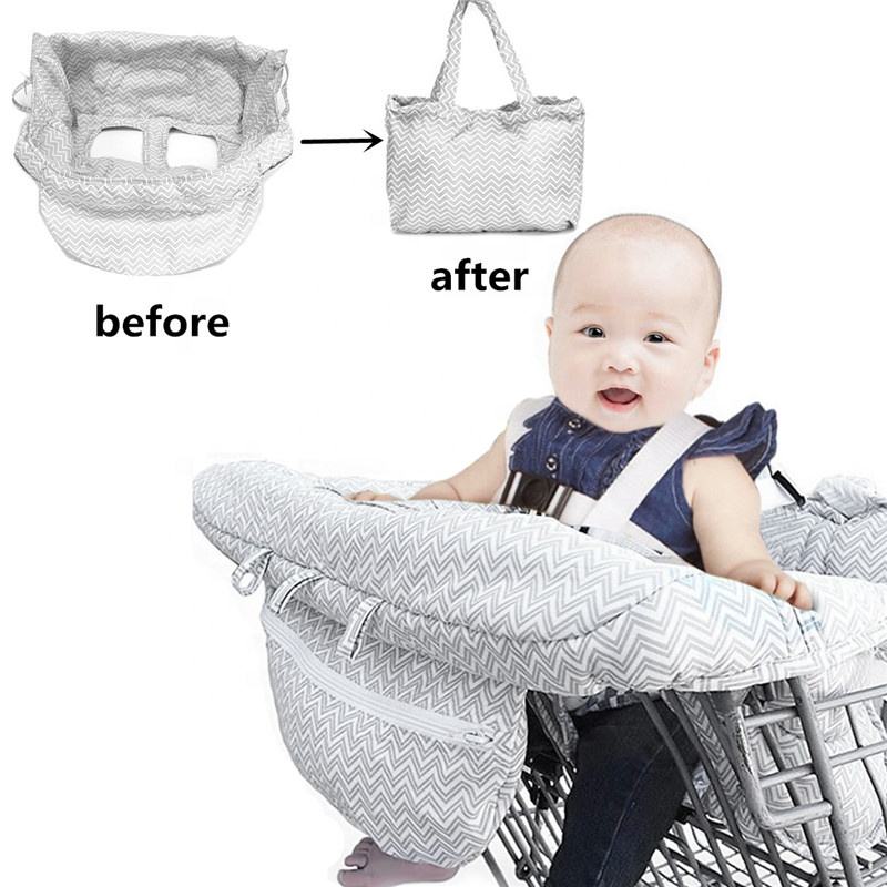 Factory High Chair Soft Trolley Foldable Shopping Cart Cover for Outside